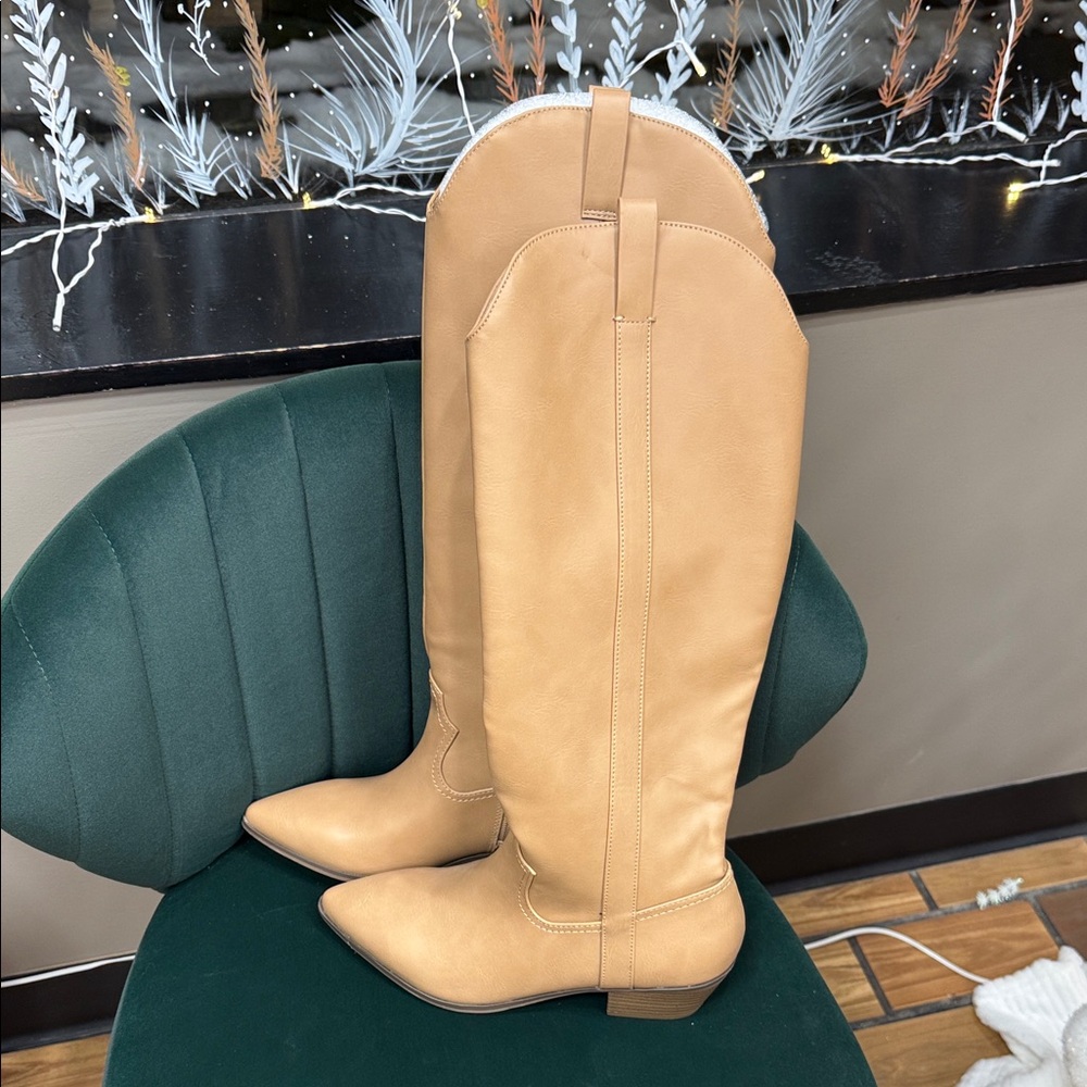 Universal Thread Camel Knee-High Boots
